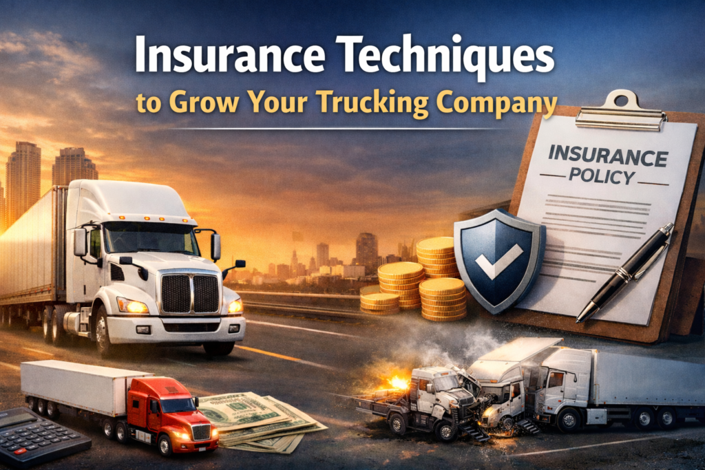 Insurance Techniques to Grow Your Trucking Company